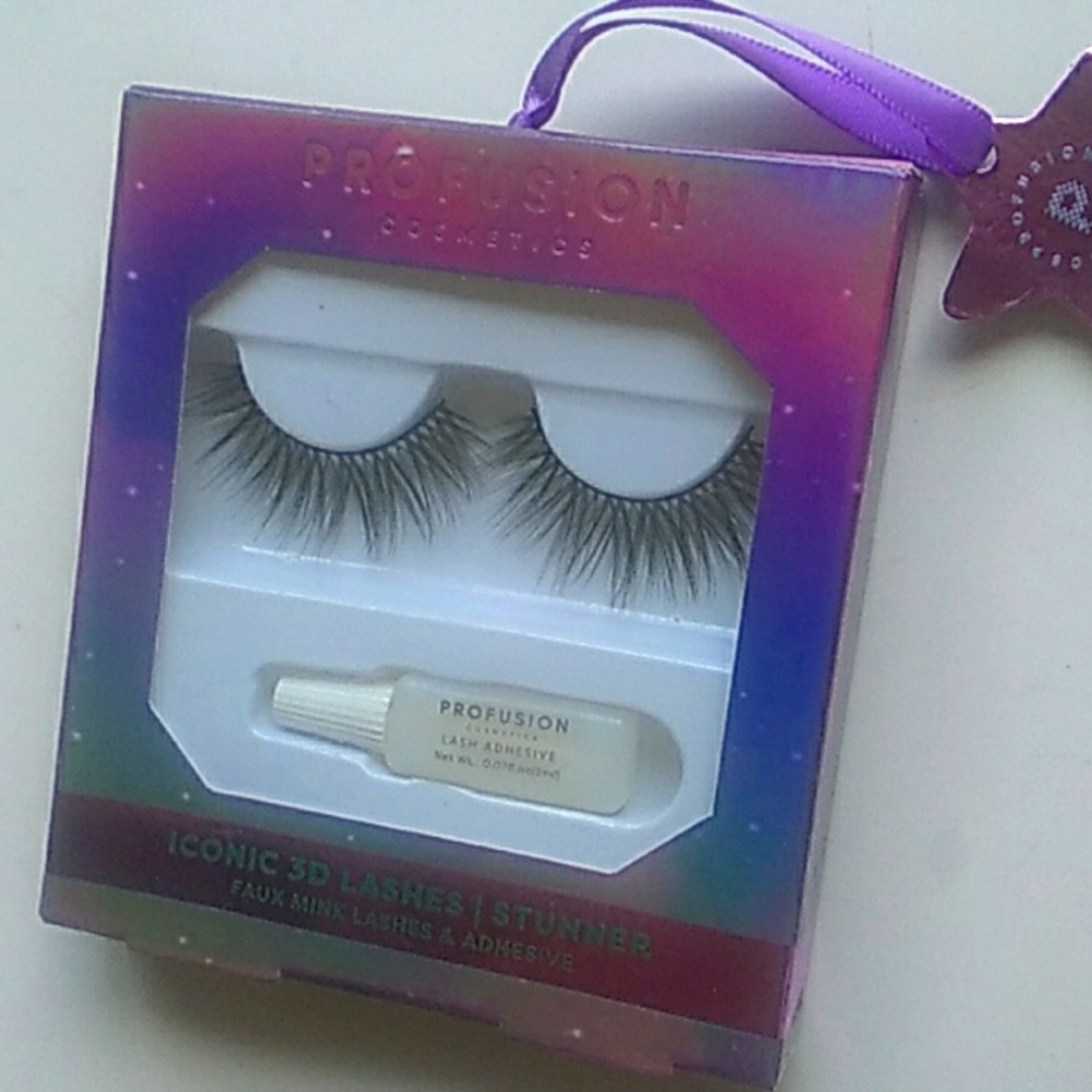 faux mink Lashes and adhesive